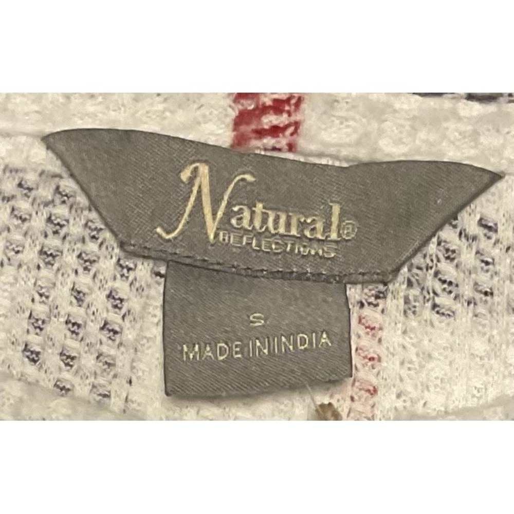 Natural Reflections Cabela's Bass Pro Ladies Plaid Waffle Long Sleeve Top Sm NWT - Picture 4 of 6